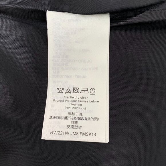 Louis Vuitton Blue & White Tweed A-Line Mini Skirt With Leather Accents & Gold H - Picture 7 of 8